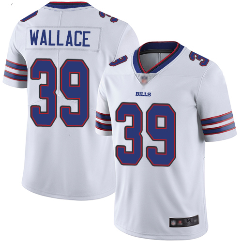 Men Buffalo Bills #39 Levi Wallace White Vapor Untouchable Limited Player NFL Jersey